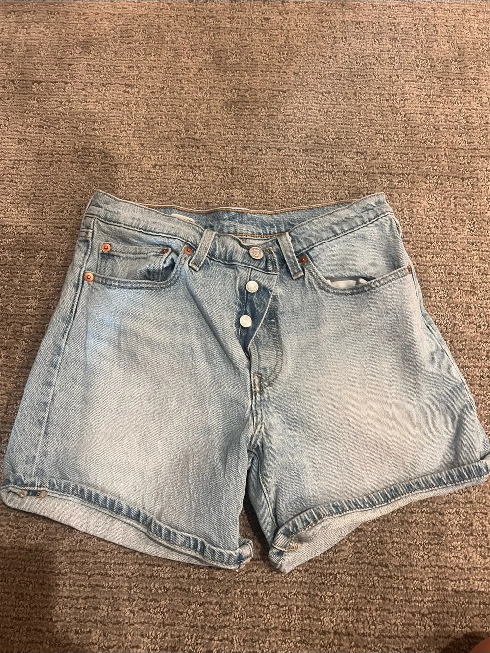 Light Blue Denim Women’s Shorts